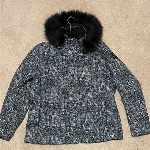 Obermeyer Black and White Ski Jacket
